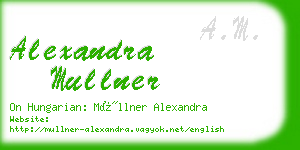 alexandra mullner business card